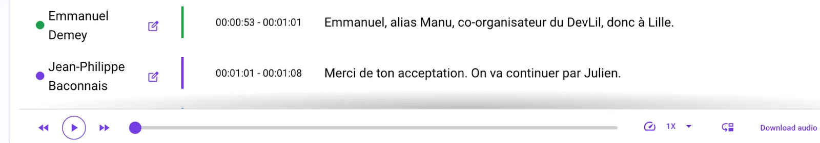 Paramétrage de Whisper transcribe